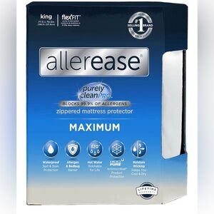 AllerEase Zippered Mattress Protector King Size